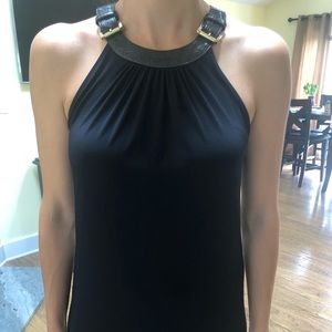 NWOT Michael Kors high-low dress in navy